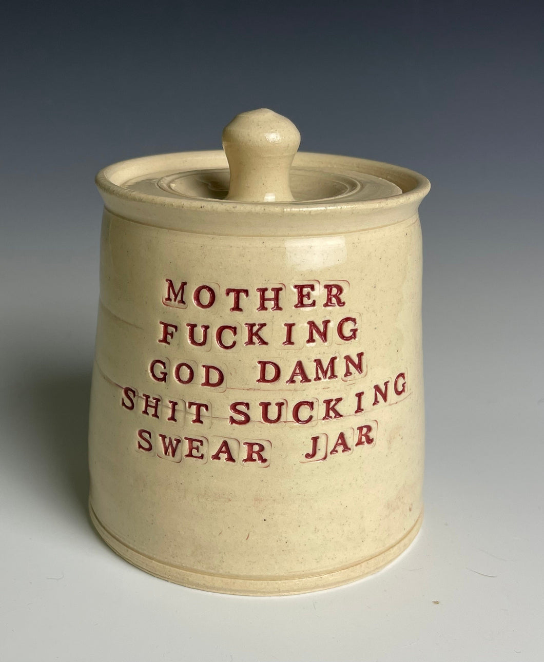 Mother Fucking God Damn Shit Sucking Swear Jar