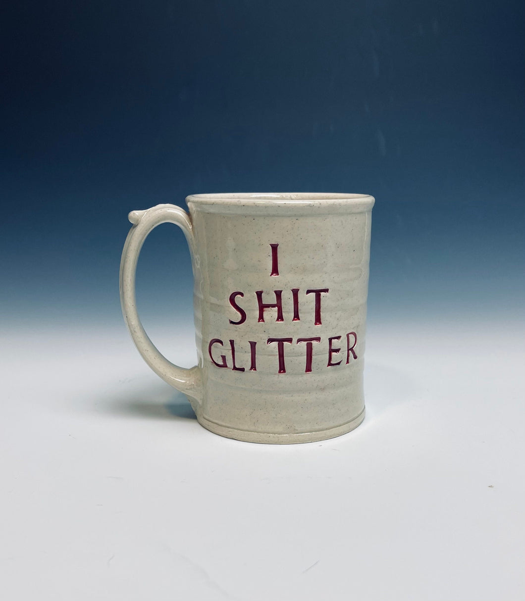 16oz I Shit Glitter Mug