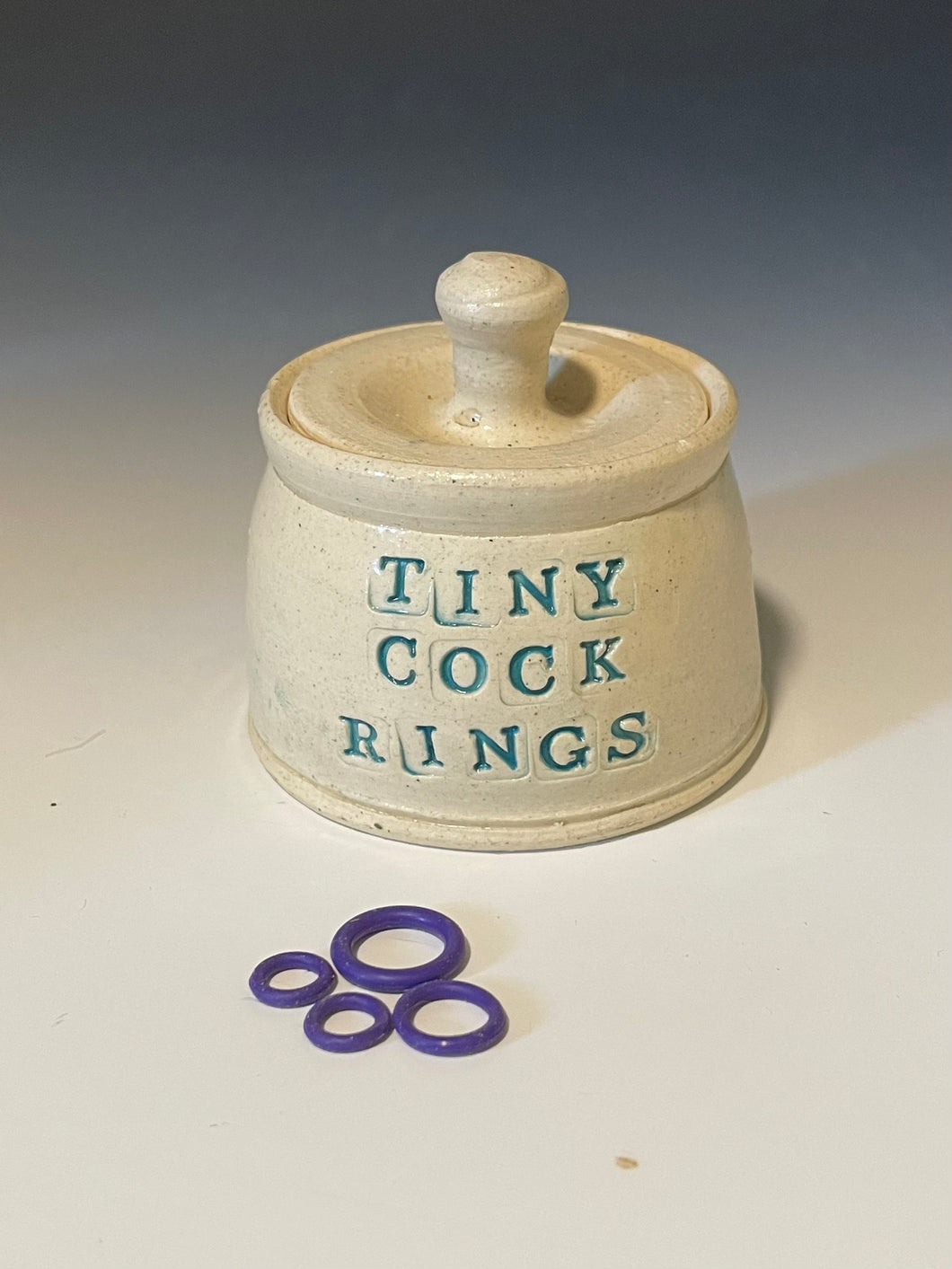 Tiny Cock Rings Jar for your tiny cock rings